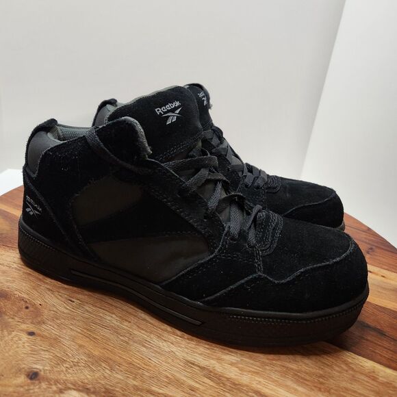 Reebok Dayod Composite Toe Work Sneakers Men’s 8 / Women’s 10 – Black High Top - Picture 4 of 11